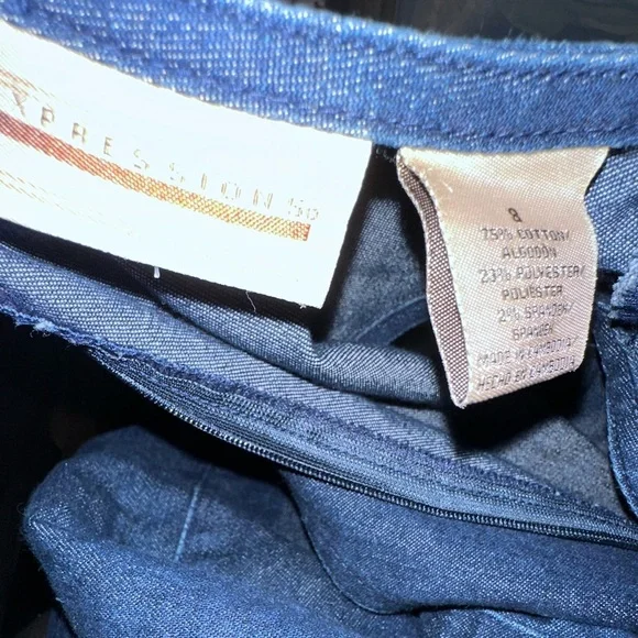 Expressions Classic Blue Denim Midi Dress - Picture 6 of 6